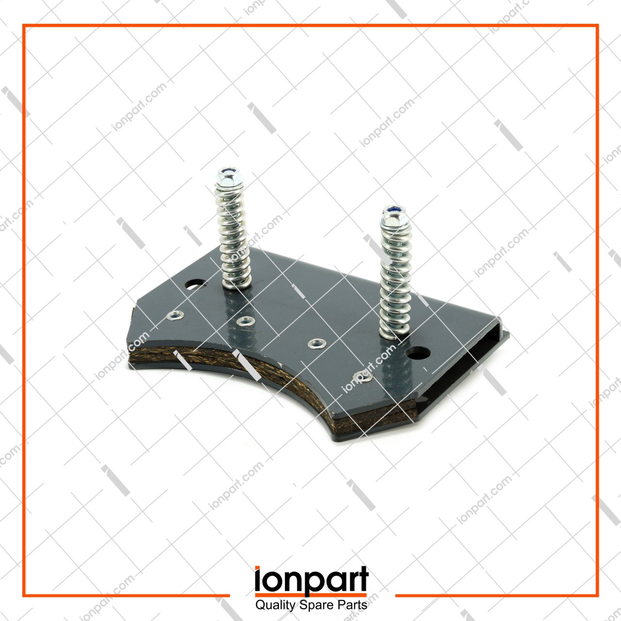 Knotter Left Support Plate and Brake Lining Complate Compatible With Gallignani