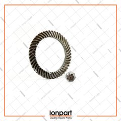 Reduction Gear  Pinion-Crown  (7 x 47) Compatible With Gallignani
