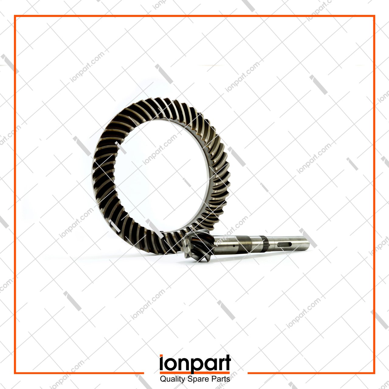 Reduction Gear  Pinion-Crown  (7 x 47) Compatible With Gallignani