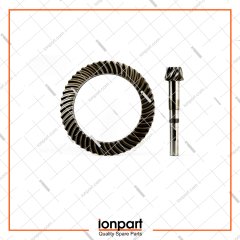 Reduction Gear  Pinion-Crown  (8 x 47) Compatible With Gallignani